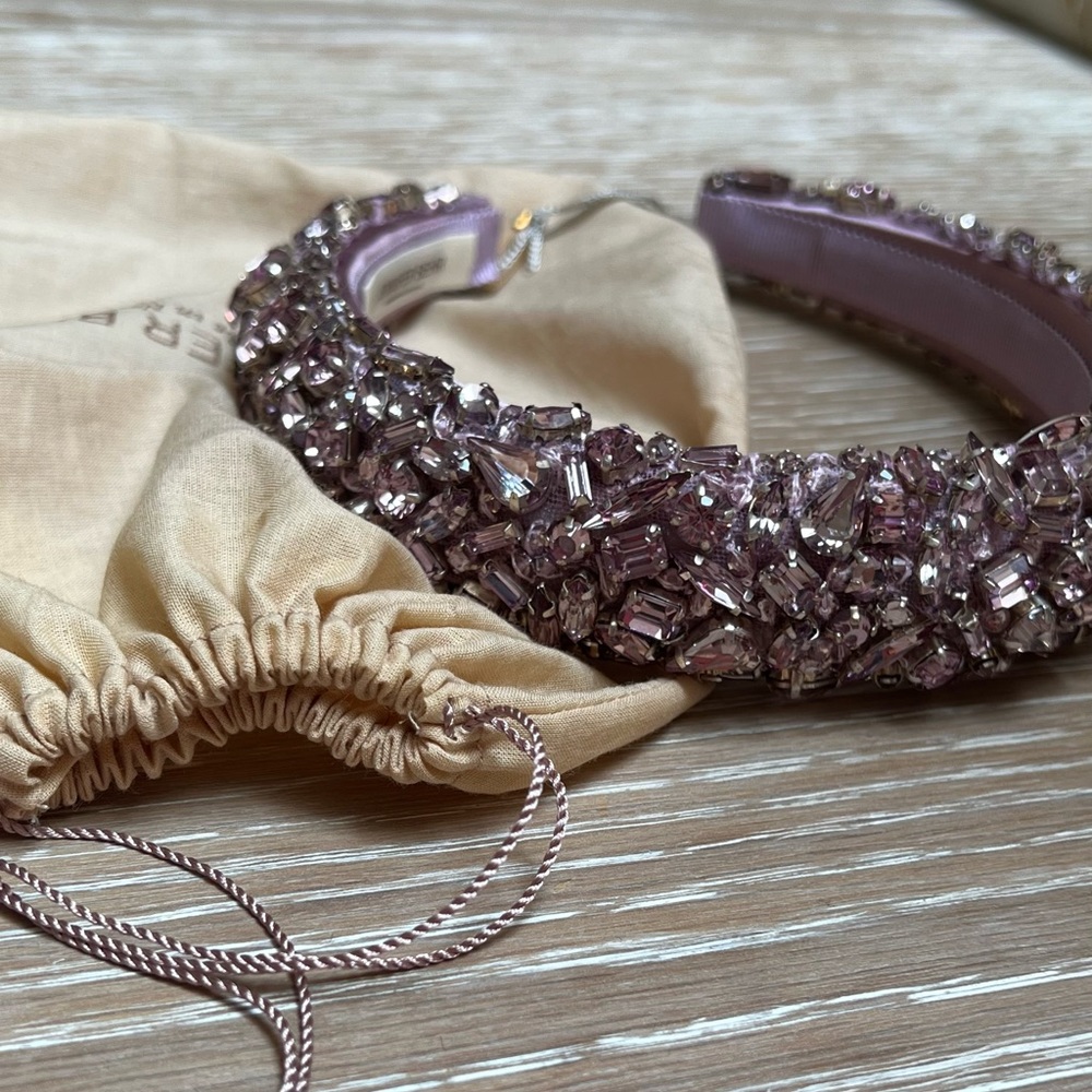 NWT Jennifer Behr Czarina Headband with Dustbag